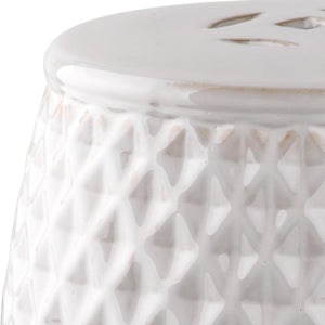 Cream Harlequin Kids Garden Stool