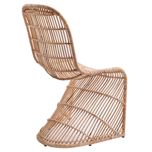 Groovy Rattan Chair - Set of 2 Natural