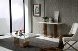 VIG Furniture Modrest Kingsley Modern Marble & Rosegold Coffee Table VGVCCT8933 VGVCCT8933