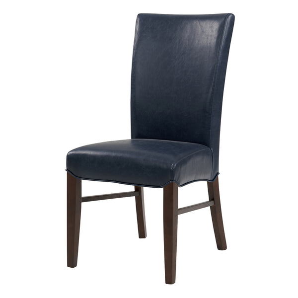 Milton Bonded Leather Dining Chairs - Set of 2, Stylish Accent Chairs for Modern Home Decor