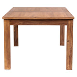 Porter Designs Urban Solid Sheesham Wood 72" - 96" Butterfly Extension Contemporary Dining Table Natural 07-117-01-1127