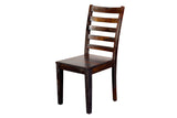 Porter Designs Sonora Solid Sheesham Wood Natural Dining Chair Gray 07-116-02-806M-1