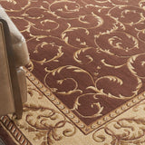 Nourison Somerset ST02 Traditional Machine Made Power-loomed Indoor Area Rug Brown 7'9" x 10'10" 99446047908