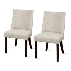 New Paris Fabric Chair - Set of 2 Rice