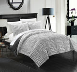 Alligator Grey Queen 3pc Comforter Set