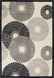 Graphic Illusions GIL04 Mid-Century Modern Machine Made Power-loomed Indoor only Area Rug