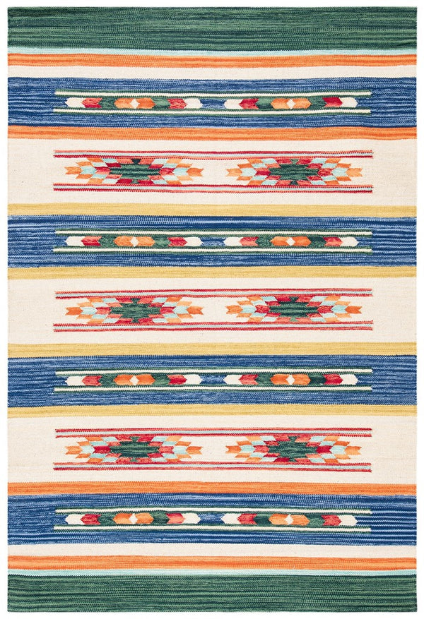 Safavieh Cotton Kilim 301 Hand Loomed 85% Jute/15% Cotton Rug KLC301M-4