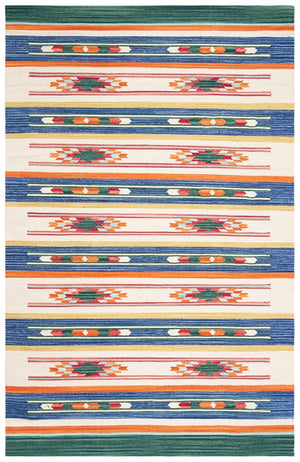 Safavieh Cotton Kilim 301 Hand Loomed 85% Jute/15% Cotton Rug KLC301M-4