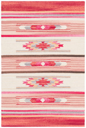 Safavieh Cotton Kilim 301 Hand Loomed 85% Jute/15% Cotton Rug KLC301Q-4