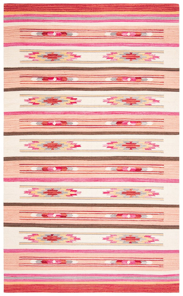 Safavieh Cotton Kilim 301 Hand Loomed 85% Jute/15% Cotton Rug KLC301Q-4