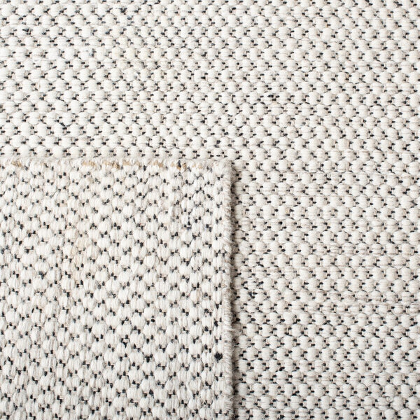 Kilim 375 Flat Weave 80% Wool, 20% Cotton Rug Ivory 80% Wool, 20% Cotton KLM375A-6