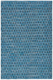 Kilim 377 Flat Weave 80% Wool, 20% Cotton Rug Blue / Black 80% Wool, 20% Cotton KLM377M-6