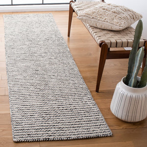 Kilim 378 Flat Weave 80% Wool, 20% Cotton Rug Black / Ivory 80% Wool, 20% Cotton KLM378Z-6