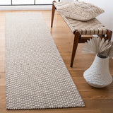 Kilim 379 Flat Weave 80% Wool, 20% Cotton Rug Light Brown / Ivory 80% Wool, 20% Cotton KLM379T-6