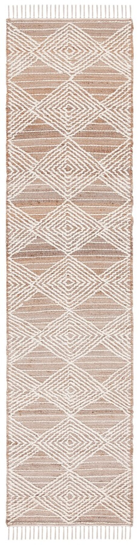 Safavieh Kilim 452 Hand Woven 90% Jute/10% Wool Contemporary Rug KLM452A-9