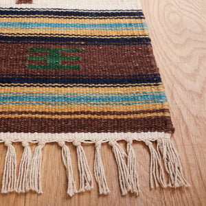 Kilim 710 Flat Weave Rug - Luxurious 80% Wool & 20% Cotton, Durable, Stylish Home Decor from India