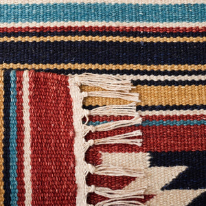 Kilim 711 Handcrafted Flat Weave Rug - Luxurious 80% Wool & 20% Cotton for Timeless Style