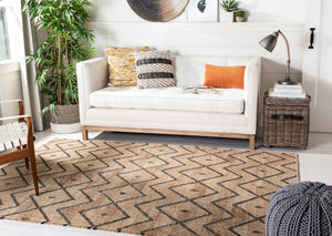 Kilim Hand Loomed Jute and Cotton Rug from India - Luxurious Design for Elegant Home Decor