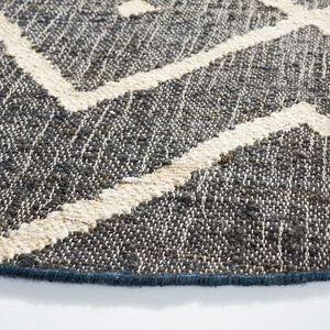 Kilim Hand Loomed Jute and Cotton Rug from India - Luxurious Design for Elegant Home Decor