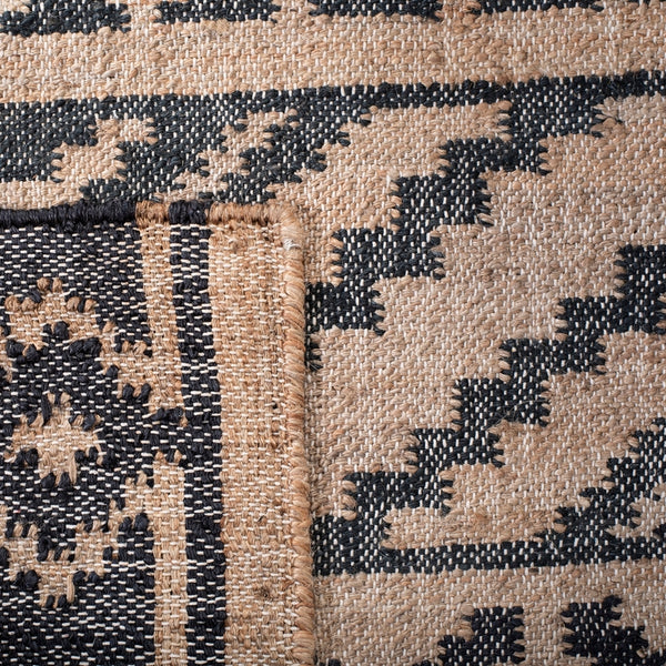 Kilim Hand Loomed Jute and Cotton Rug - Elegant, Eco-Friendly Home Decor from India for Any Space