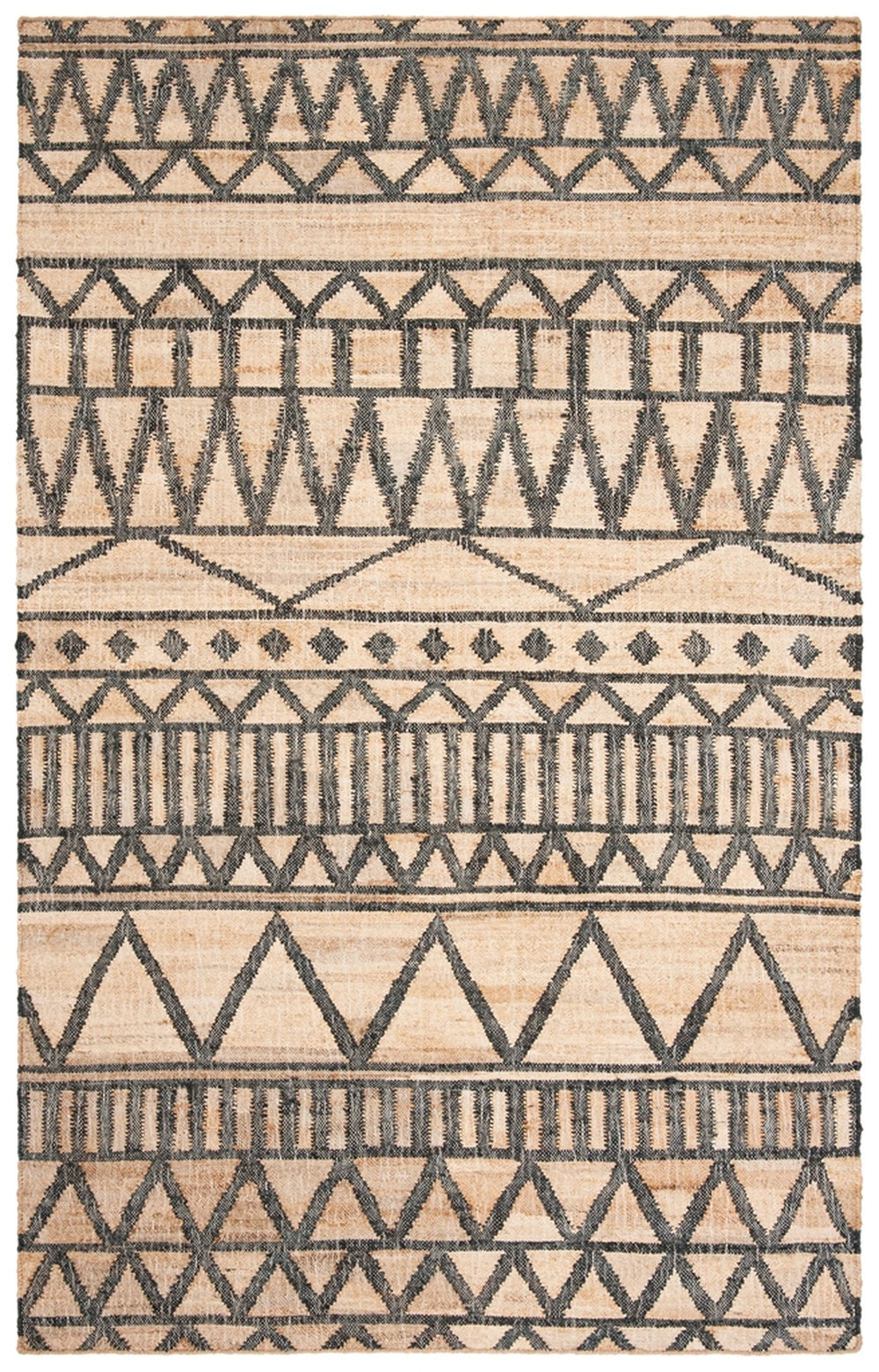 Kilim Hand Loomed Jute and Cotton Rug - Eco-Friendly, Durable, Stylish Addition for Any Space