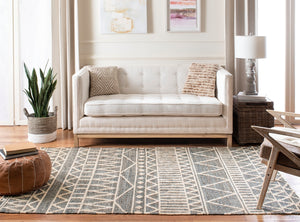 Kilim Hand Loomed Jute and Cotton Rug - Eco-Friendly, Durable, Stylish Addition for Any Space