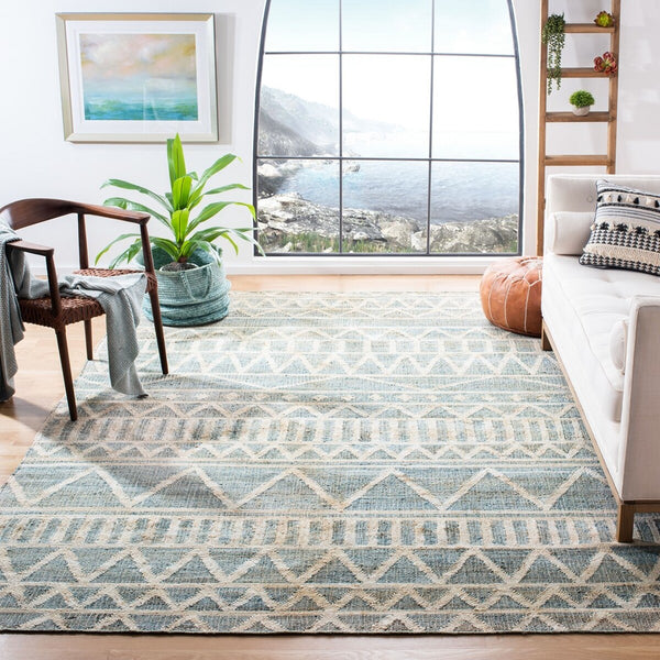 Kilim Hand Loomed Jute and Cotton Rug - Eco-Friendly, Durable, Stylish Addition for Any Space