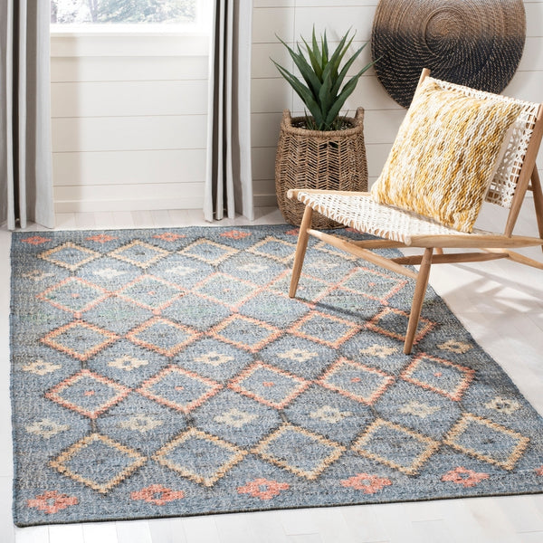 Kilim Hand Loomed Jute and Cotton Rug from India – Eco-Friendly, Durable, and Stylish Home Décor