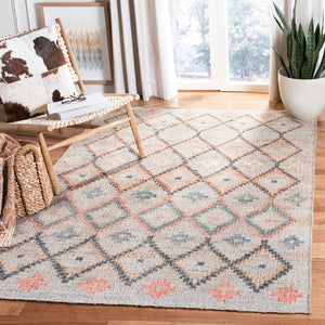 Kilim Hand Loomed Jute and Cotton Rug from India – Eco-Friendly, Durable, and Stylish Home Décor