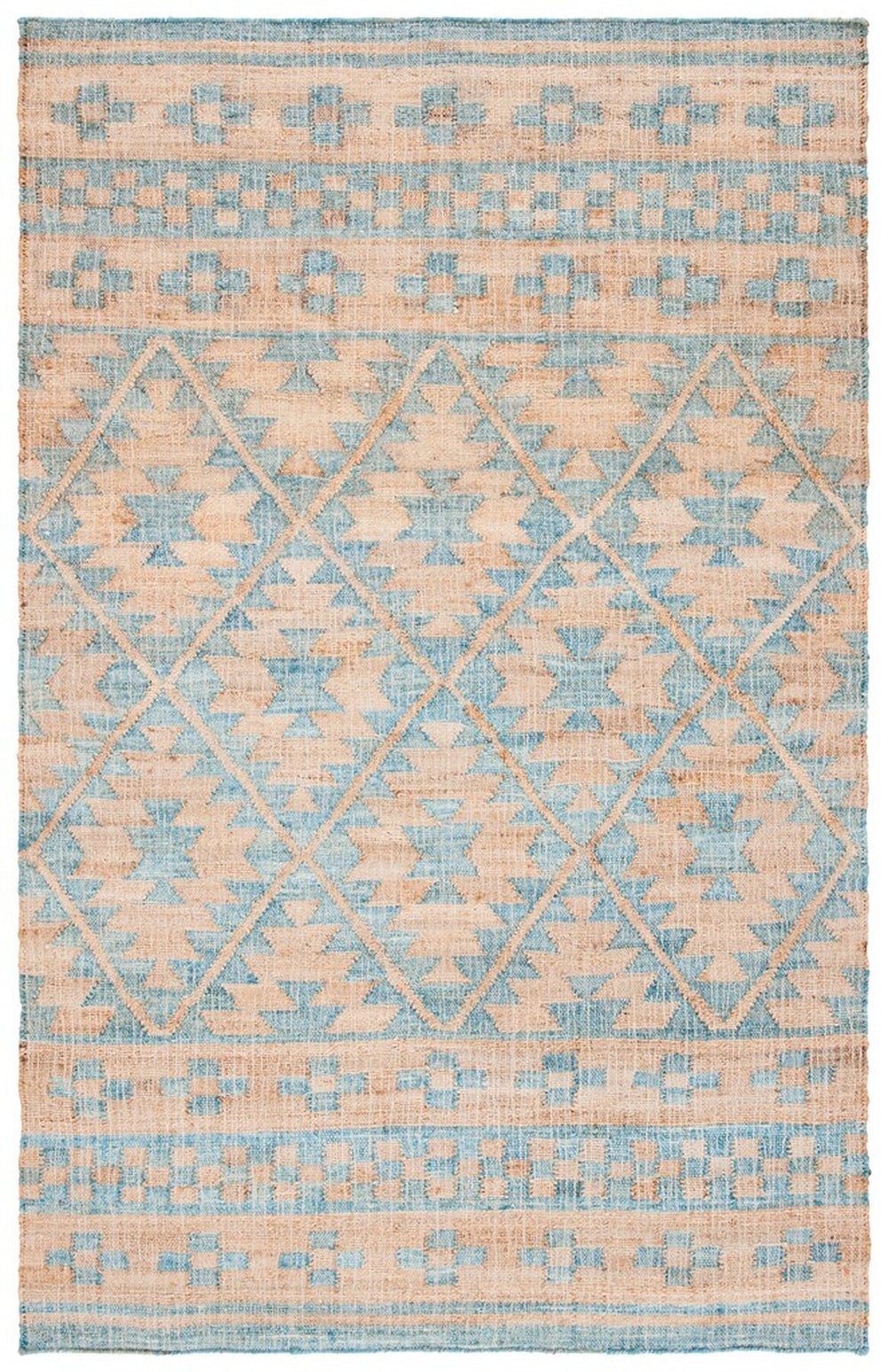 Kilim 757 Stunning Flat Weave Jute Pile Rug - Eco-Friendly, Durable, and Handmade in India