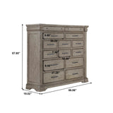 Pulaski Furniture Madison Ridge 14 Drawer Master Chest in Heritage Taupe P091127-PULASKI P091127-PULASKI