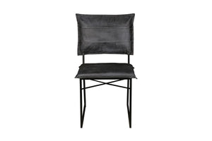Porter Designs Malin Top Quality Leather Contemporary Dining Chair Gray 07-218-02-3407