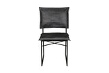 Porter Designs Malin Top Quality Leather Contemporary Dining Chair Gray 07-218-02-3407