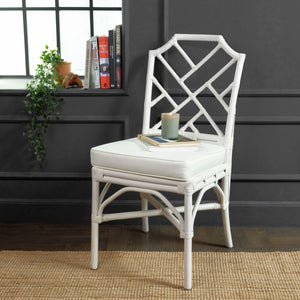 Kara Rattan Chair - Set of 2 White