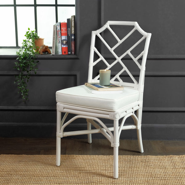Kara Rattan Chair - Set of 2 White