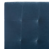 Safavieh Tsarina Velvet Tufted King Bed in Dusty Blue KNT4091D-K-3BX 889048725928