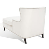 Safavieh Jamie Upholstered Chaise Lounge Ivory KNT4108A