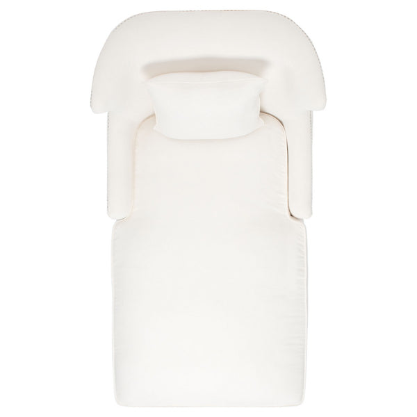 Safavieh Jamie Upholstered Chaise Lounge Ivory KNT4108A