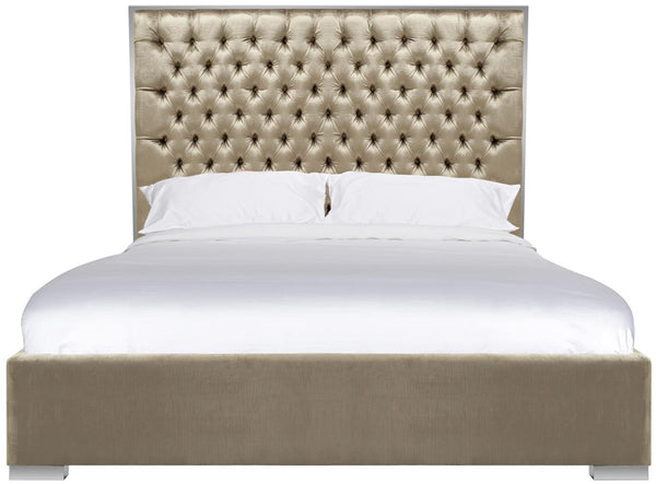 Chester Velvet King Bed - Luxurious Upholstered Design with Deep Button Tufting for Ultimate Comfort