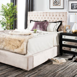 Chester Velvet King Bed