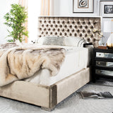 Chester Velvet King Bed