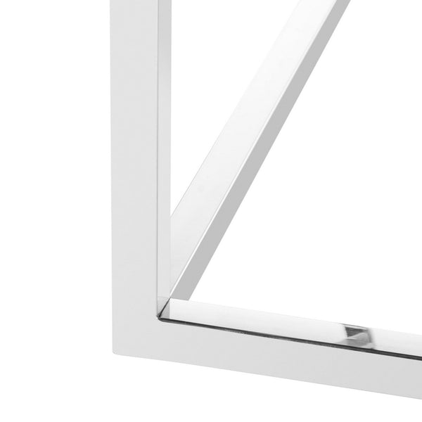 Safavieh Jenette Side Chair Velvet Hemingway Black Polished Stainless Steel Fabric Couture KNT7042A 889048390966