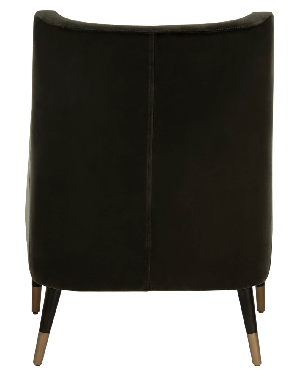 Safavieh Sicily Velvet Arm Chair Shale / Antique Brass Velvet (90%Cotton / 10% Polyester) KNT7060A 889048584839