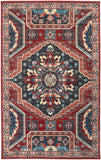 Nolan Distressed Power Loomed Rug - Vintage Kazak Design, Easy-Care, Indoor/Outdoor, Pet Friendly