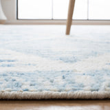 Kenya 175 Hand Knotted 80% Wool, 20% Cotton Rug Light Blue / Ivory 80% Wool, 20% Cotton KNY175L-9