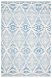 Kenya 175 Hand Knotted 80% Wool, 20% Cotton Rug Light Blue / Ivory 80% Wool, 20% Cotton KNY175L-9