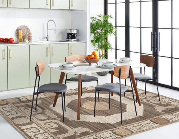 Safavieh Kenya 313 Hand Knotted 80% Wool/20% Cotton Rug KNY313A-2SQ