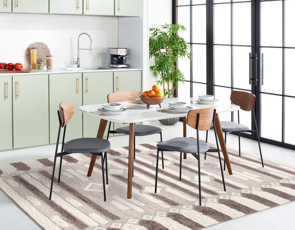 Safavieh Kenya 458 Hand Woven Wool Bohemian Rug KNY458A-9