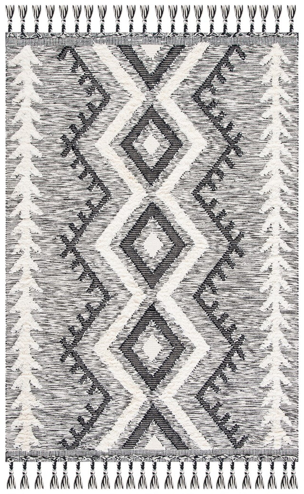 Safavieh Kenya 462 Hand Loomed 80% Wool/20% Cotton Tassel Rug KNY462A-9