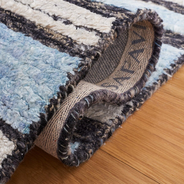 Safavieh Kenya 558 Hand Tufted 60% Bamboo Silk/40% Wool Contemporary Rug KNY558H-3